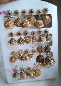 Jhumka Earrings Set