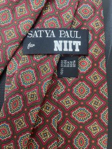 Elegant Satya Paul Tie in 100% Silk Material