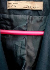 ZARA BASIC Navy Blazer