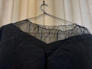 Elegant Black Top oversized style