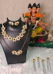 Floral Pearl Jewelry Set