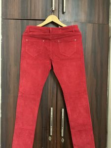 Red Corduroy Pants