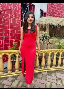 Genzy Crepe BodyCon Maxi Dress