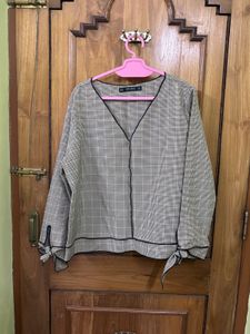 Zara Brown Top