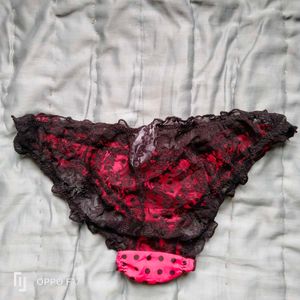Red Black Dots Panty