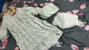 Elegant Light Green Salwar Kameez