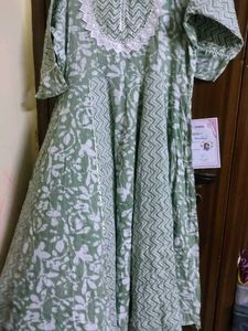 Anarkali Pant With Dupatta Set
