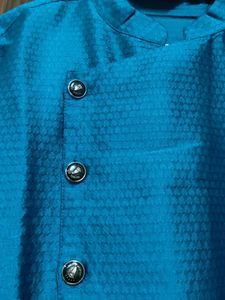 Teal Blue Kurta for Men
