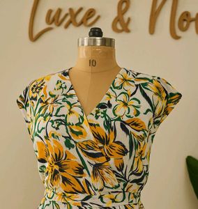 Floral Wrap Dress - Luxe &amp; Nova