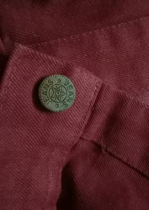 Vintage Red Denim Jacket
