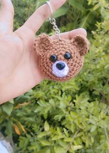 Crochet Bear Keychain