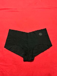 Black Seamless Boyshort Panty Size L–XL