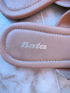 Party Wear Bata Women Flat Sandals