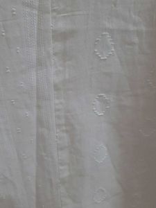 New Melange Woven Kurta With Self Design