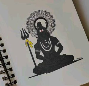 Lord Shiva Drawing