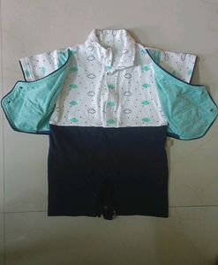 Baby Boy&#39;s Vest Romper