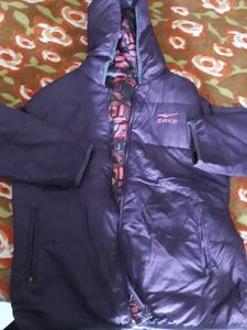 Reversible Purple N Print Jacket