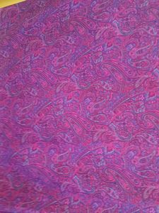 Paisley Fabric - Purple & Pink