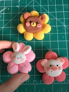 Cute Animal Flower Charm