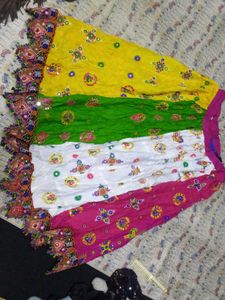 Multi Colour Ghagra