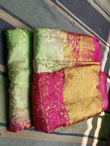 Women Cotton Banarsi Saree 9 MTR