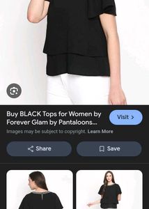 Sequin neck layered top