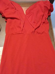 Red Dress Bodycon, Strechable