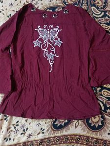 A Puffed Sleeve Top