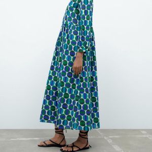 Limited Edition Bohemian Cotton Printed Zara Dress