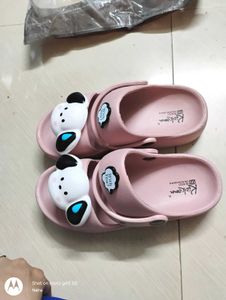 Kawaii Puppy Slides For Women - Soft Pink |