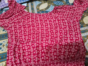 Beautiful Red Crop Top For Women In Xl Size