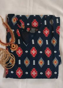 Elegant Green Printed Kurta