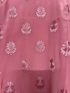 Vintage Pink Embroidered Suit With Salwar &amp; Dupatt