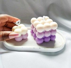 Bubble Cube Candle Set