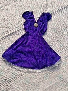 Purple Lace Dress