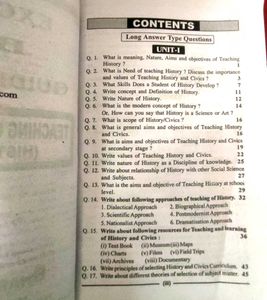 B.Ed Social Science (His &amp; Civics)