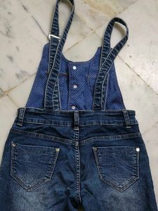 kids denim dungree