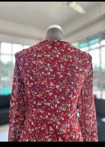 Floral Print Mini Dress