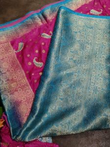 combo sarees (2) with Ethnic matching Blouse