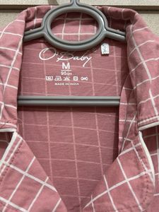 Pink Checkered Pajama Set