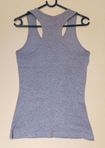 Grey Regular Fit Tank Top