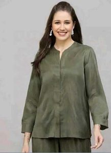 Olive Green Kurta Set