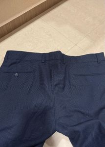 Blackberrys Navy Blue Formal Trousers