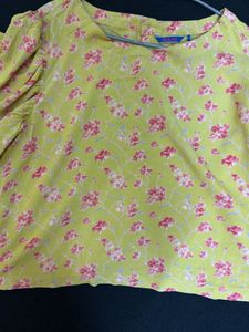 flower printed top