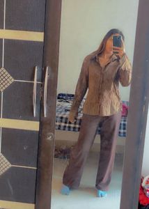 Striped Button-Down Shirt