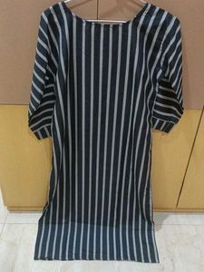 Black Striped Kurta