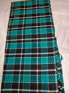Vintage Plaid Blanket with Fringe