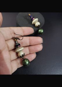 Boho Beaded Drop Earrings