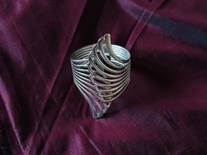 Silver Wing Cuff Bracelet