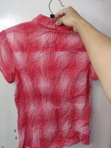 Wills Red Vintage Y2k Shirt